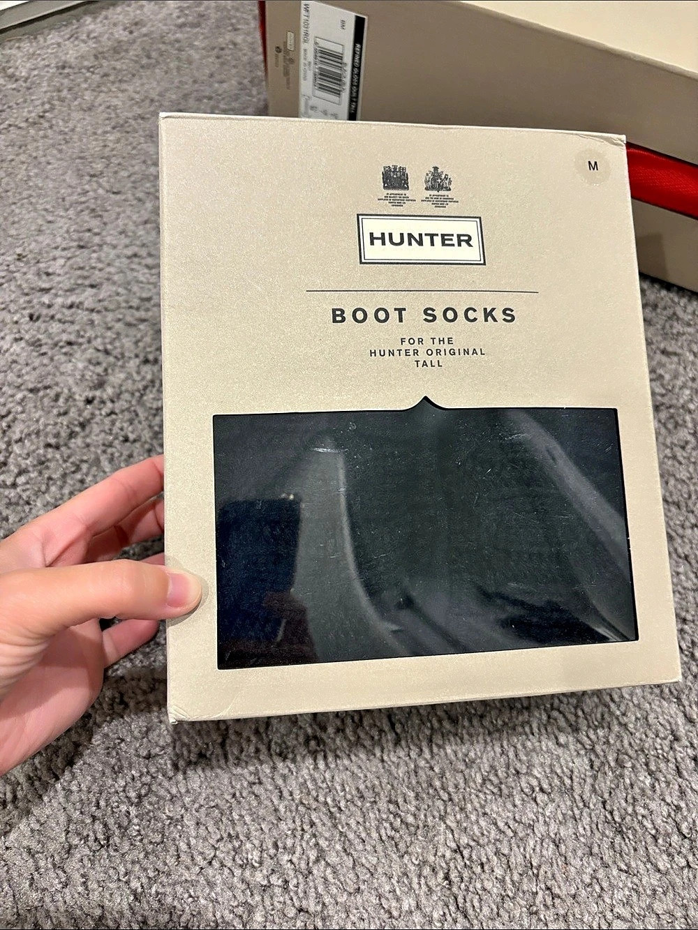 Hunter Boot Socks for the Hunter Original Tall Black Medium NWT